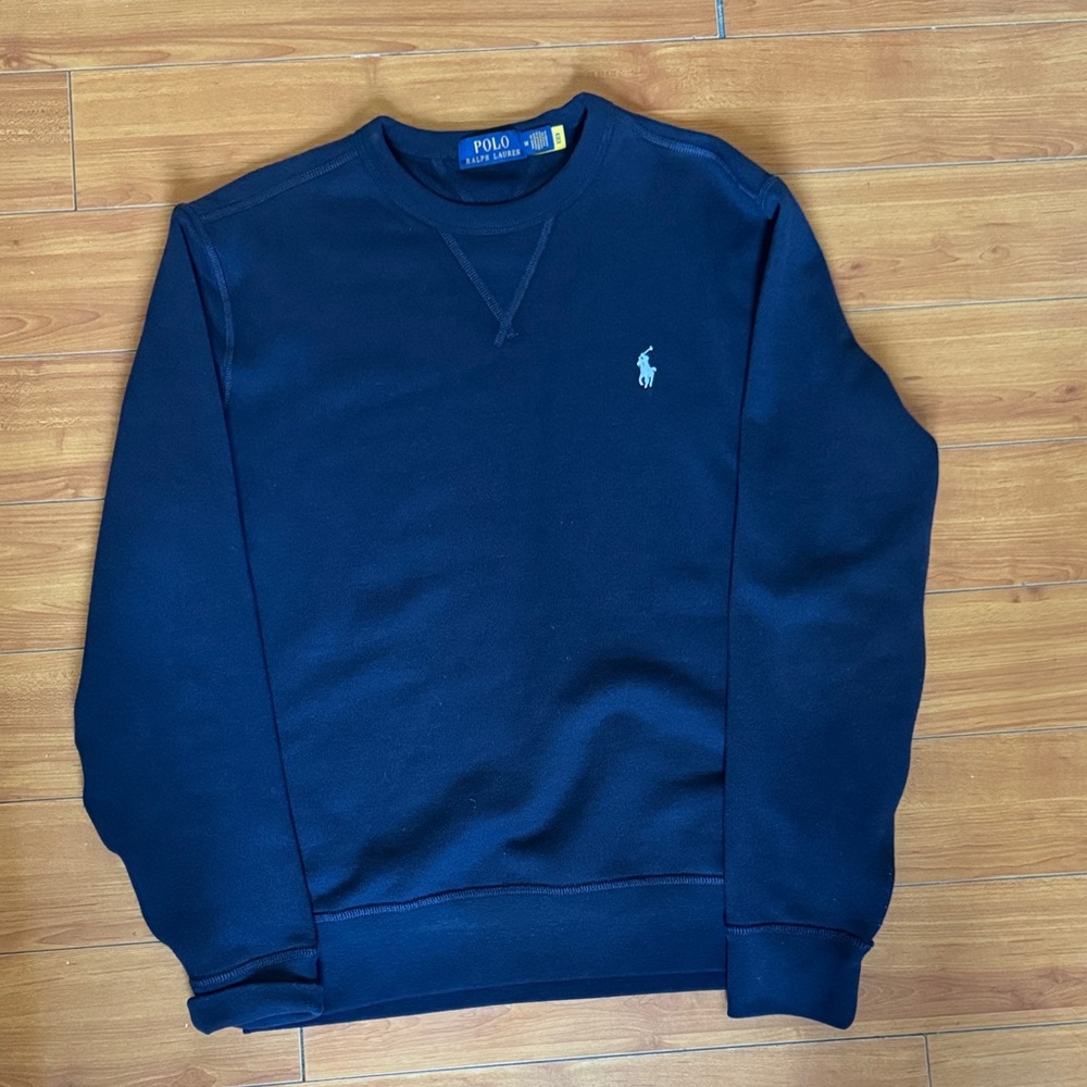 Polo by Ralph Lauren Men's Dark Blue Crewneck Sweater